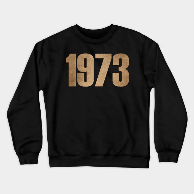 1973 Crewneck Sweatshirt by MufaArtsDesigns